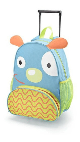 Mochila Infantil Animais Com Rodinhas Cachorro Multikids