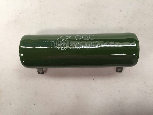 Imagen 2 de 3 de Resistencia Tubular De 47 Ohms 10% 50 W Lotes De 10 Piezas