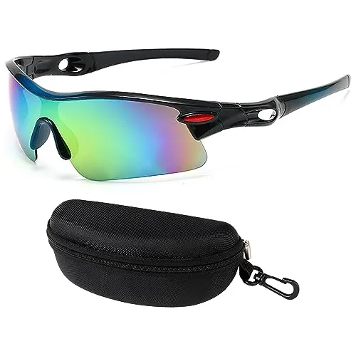 WANWAN Lentes de sol para niños, gafas de sol de béisbol juveniles para  niños y niñas, UV400 deportes ciclismo sombras