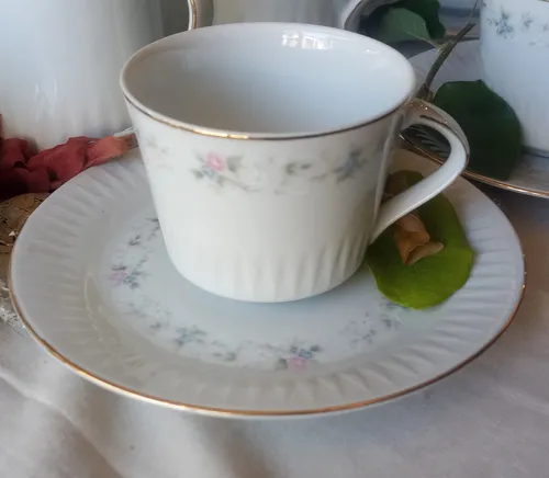 Antigua Vajilla Porcelana Tsuji 22 Pzas Impecables N597 (Usado)
