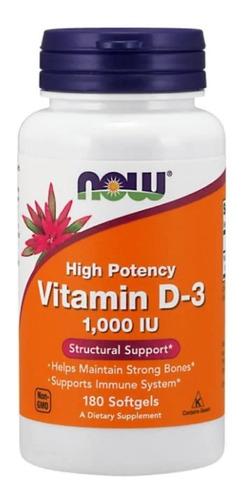 Vitamina D3 Salud Total Premium 1,000iu 180 Tabletas Eg D55