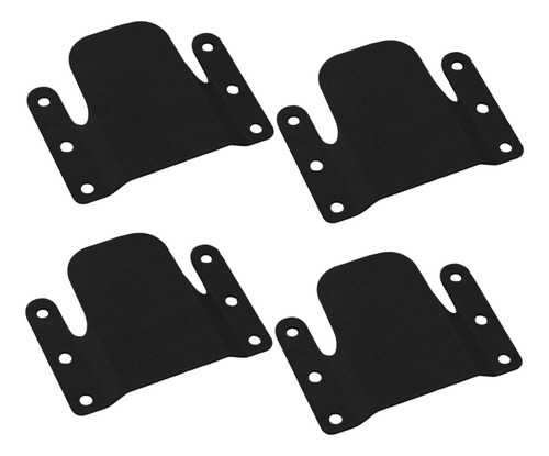4 Conectores Para Sofá Seccional, Fáciles De Negro