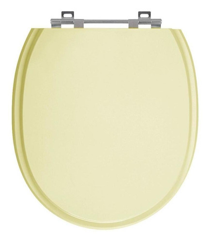 Assento Laqueado Village Creme Tampa Para Vaso Deca Em Mdf