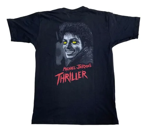 Camiseta Michael Jackson Thriller Blusa Adulto Unissex Mr413