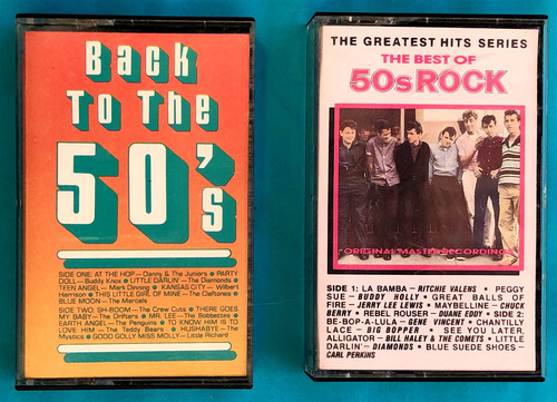 Cassettes Rock And Roll Años 50´s