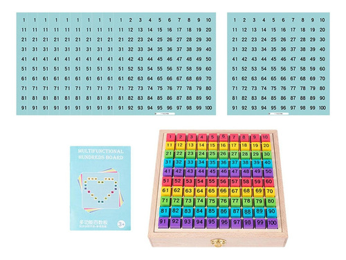 .. Juego De Mesa De Conteo De Cien Tableros De Matemáticas