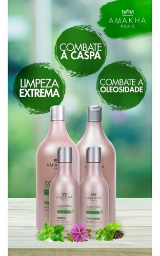 Condicionador Cabelos Oleosos Control Detox 300ml - Amakha Paris