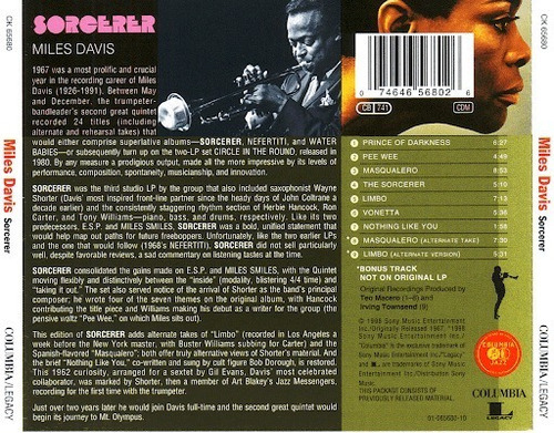 Miles Davis Sorcerer Cd Nuevo Original Sellado