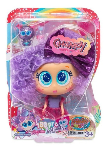 Muñeca Cham Chamoy Edicion Glitter Distroller 992796