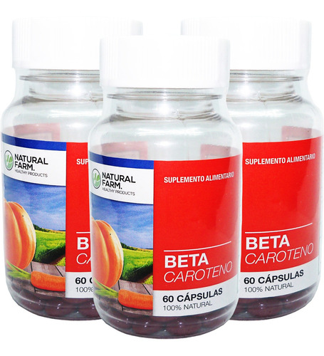 3 Meses Betacaroteno 180 Caps 10.000 Ui Vitamin A Antioxida
