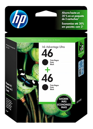 Cartucho Hp 46 Dual Pack Original Negro O Color 2529 4729