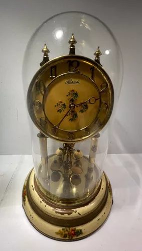 Antiguo Reloj Pendulo Torsion Aleman Hermie Cupula | Mercado Libre