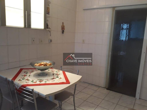 Apartamento Com 2 Dormitórios À Venda, 82 M² Por R$ 380.000,00 - Embaré - Santos/sp - Ap2900