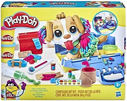 Play-doh Set Veterinario Perrito Pet Shop F3639