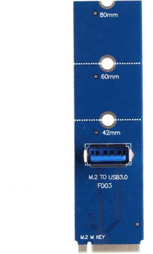 Imagen 4 de 8 de Adaptador M.2 A Usb 3.0 Pci-e Ngff Rig Mineria Riser Eth Btc