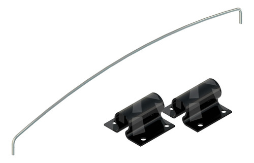 Kit 7 Arco De Lona 2.43 + 14 Suporte Para Carreta Graneleira