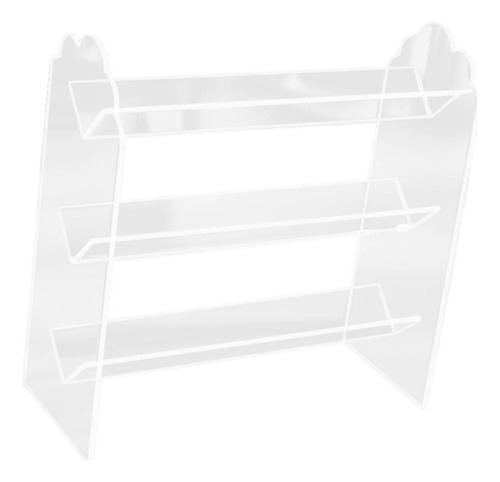 Bandeja Para Donas Transparente De 3 Capas Rectangular Para
