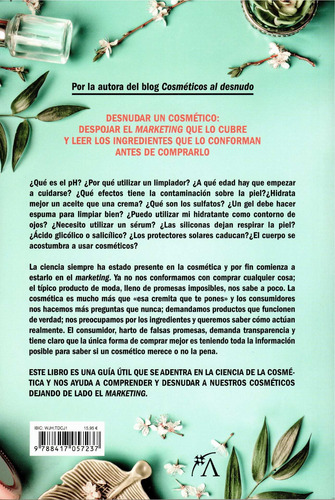 Skintellectual. Inteligencia cosmética: La ciencia que hay detrás de los cosméticos, de Carvajal Riola, Cristina. Serie Estilo de vida Editorial ARCOPRESS, tapa blanda en español, 2022