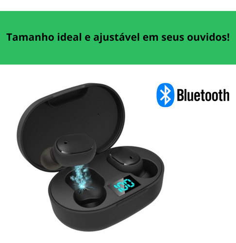 Relógio Smart Digital Connect Ecom Smatwatch D20 Fone Sem Fio BT Cor Preto