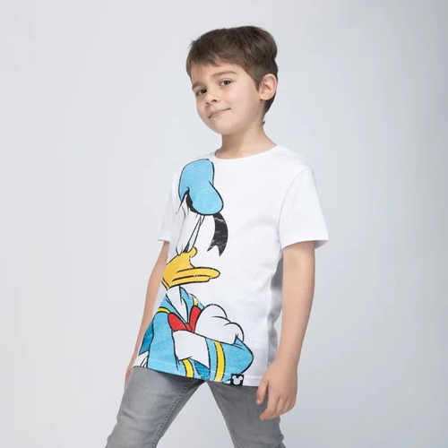 Polera Manga Corta Niño Pato Donald | Disney