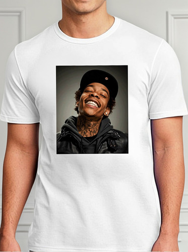 Remera Personalizada Unisex Wiz Khalifa Algodón Burn After