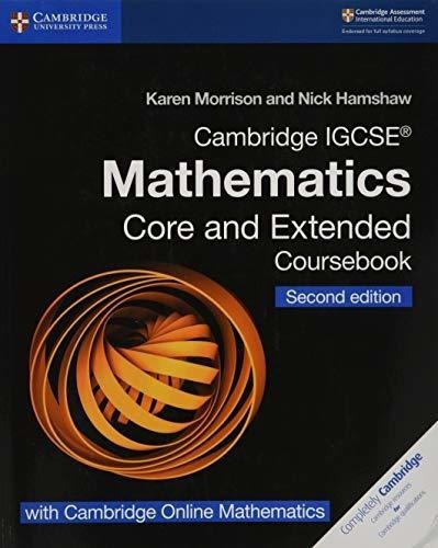 Cambridge Igcse Mathematics Core Extended - Morrison - 2ed