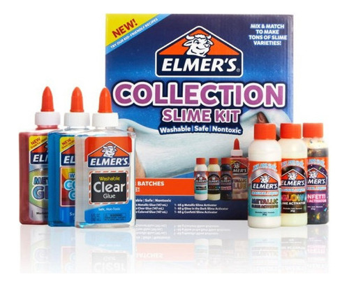 Kit Slime Collection Elmers Lavable Pegamento