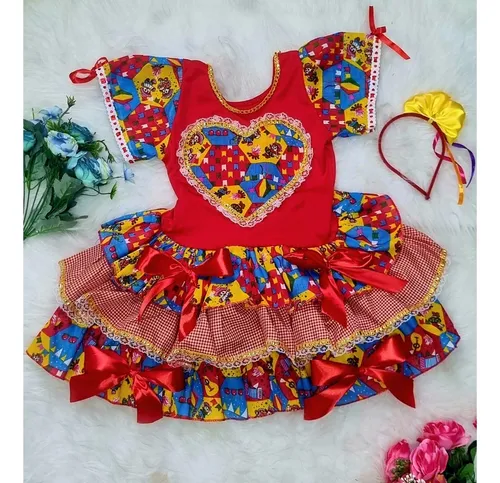Vestidos hotsell caipiras infantis
