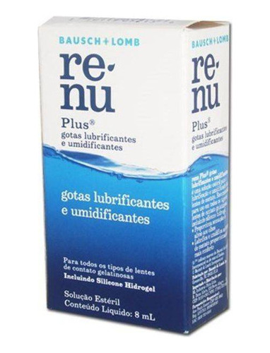 Líquido De Limpeza Lentes Renu Plus 8ml - Bausch Lomb