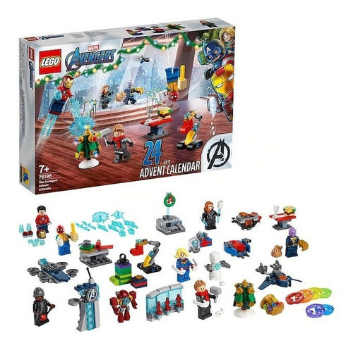 Kit Lego Marvel Los Vengadores Calendario De Adviento 76196 Cantidad de piezas 298