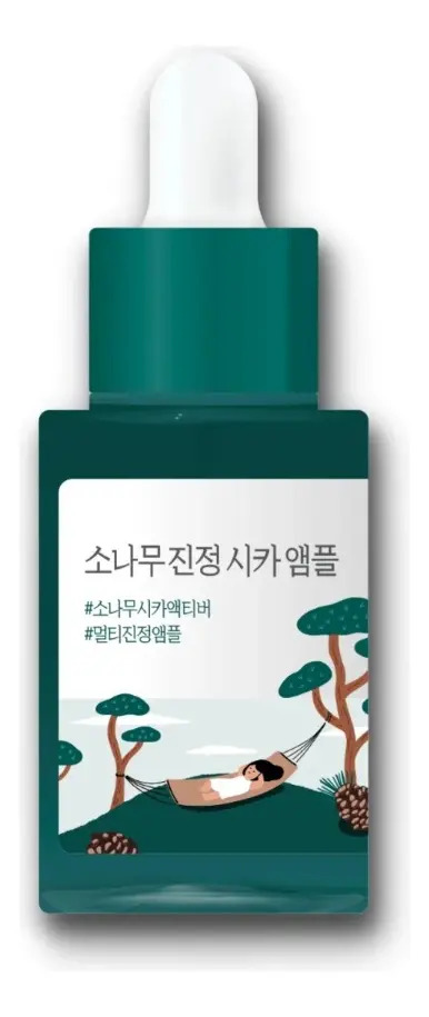 Ampoule Hidratante Round Lab Pine Calming Cica 30ml Piel Sensible