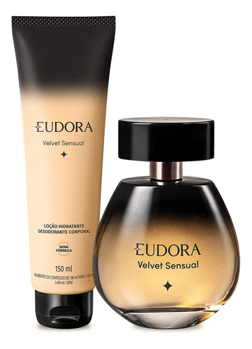 Eudora Velvet Sensual Presente Colônia + Loção Corporal