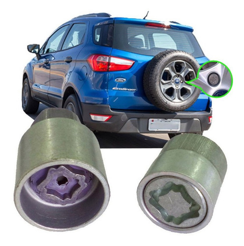 Porca Antifurto Estepe Nova Ford Ecosport Original Mcgard