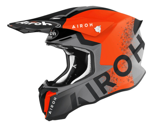 Casco Para Moto Airoh Original Twist 2.0 Bit Naranja