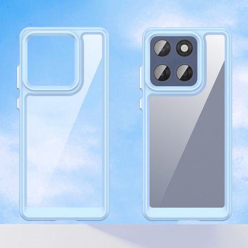 For Xiaomi Poco C71 / Redmi A5 Funda Case Acrilico Transparent Cristal
