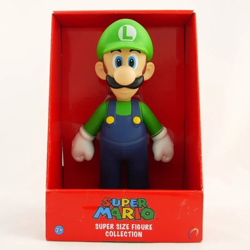 Muñeco Luigi Figura De Colección Súper Mario Bros 
