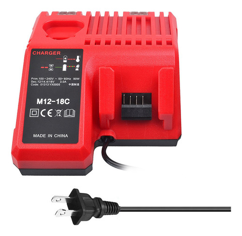 Cargador De Batería De Iones De Litio Para 12 V 14.4v 18v C1