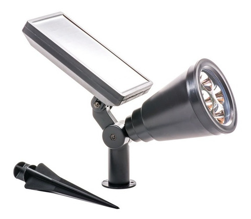 Imagen 5 de 10 de Estaca Solar Reflector Lampara Led Jardin Autonoma Exterior