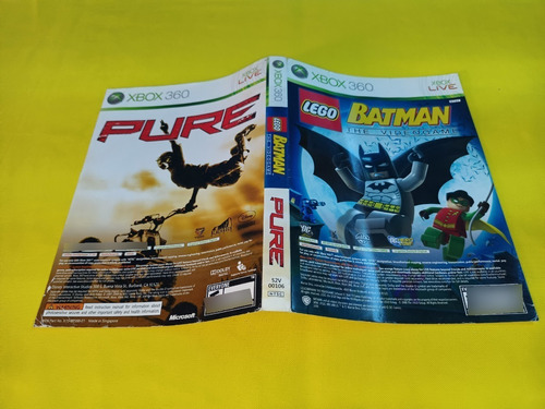 Portada Original Lego Batman The Game / Pure Xbox 360 