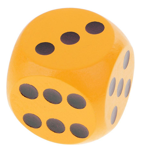 Paquete De 2-4 5 Unid/set Dados De Madera De 3cm D6 Dados