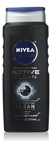 Nivea For Men Body Wash Active Clean 169 Oz Paquete De 2