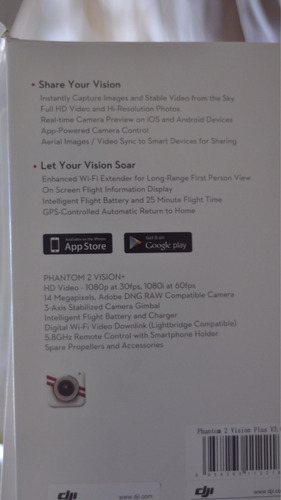 Drone Dji Phantom 2 Vision + Plus