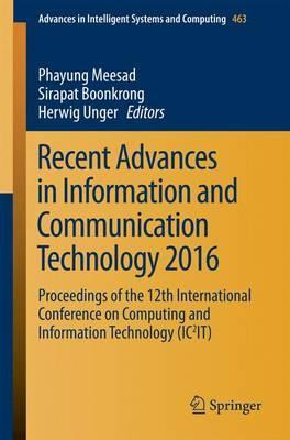 Libro Recent Advances In Information And Communication Te...