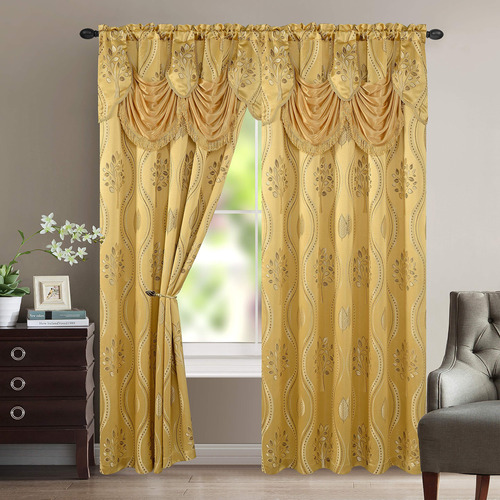 Elegant Comfort Juego De Cortinas Hermosas Y Elegantes Con C