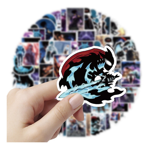 Stickers Autoadhesivos - Solo Leveling (50 Un)