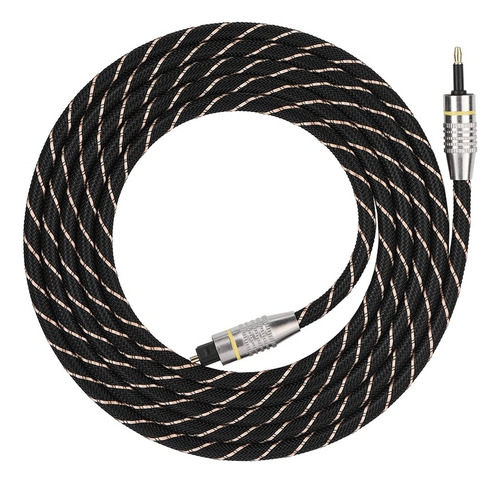 Toslink - Cable De Audio Digital (3,5 Mm, Fibra Óptica, Cone