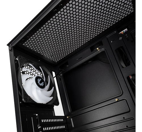 Imagen 10 de 10 de Chasis Bitfenix Nova Mesh Se Tg Negro 4 Argb Ventiladores