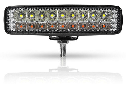 Barra Faro Auxiliar Led Moto 4x4 Jeep Blanco Ámbar Max A-vip