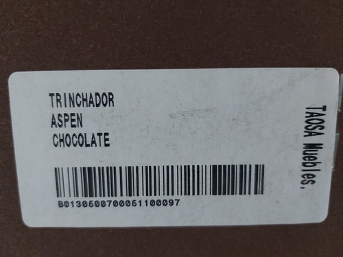 Trinchador Aspen Color Chocolate (Usado)