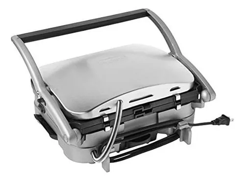 Asador eléctrico Cuisinart Gr-4np1 110V silver with silver/black dials
